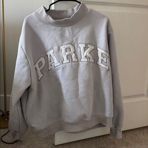 PARKE Valentine’s Day edition lavender crew neck